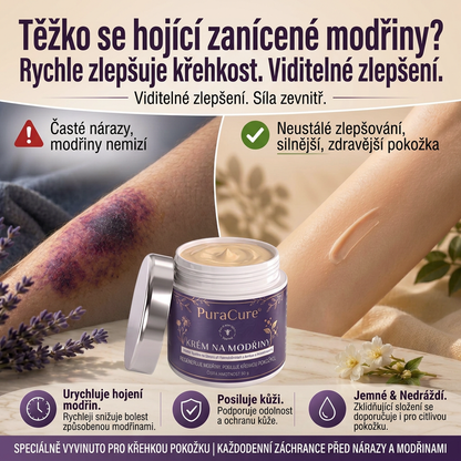 💜 100 000+ PRODANÝCH KUSŮ 💁‍♀️ – PuraCure® Krém na modřiny a posílení pokožky