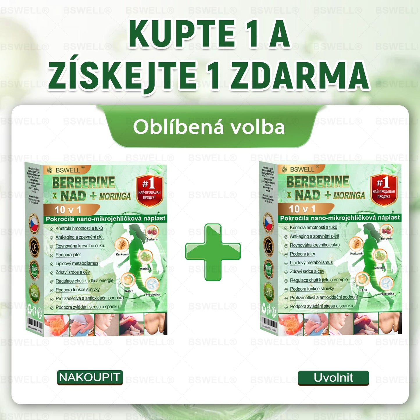 🌱🌱BSWELL® Nano mikrovpichová zeštíhlující náplast✨(Stačí použít pouze jednou denně – viditelné změny již za 28 dní) ✅Bezbolestná, dlouhotrvající, zaměřená na řešení cukrovky, obezity a kardiovaskulárních onemocnění