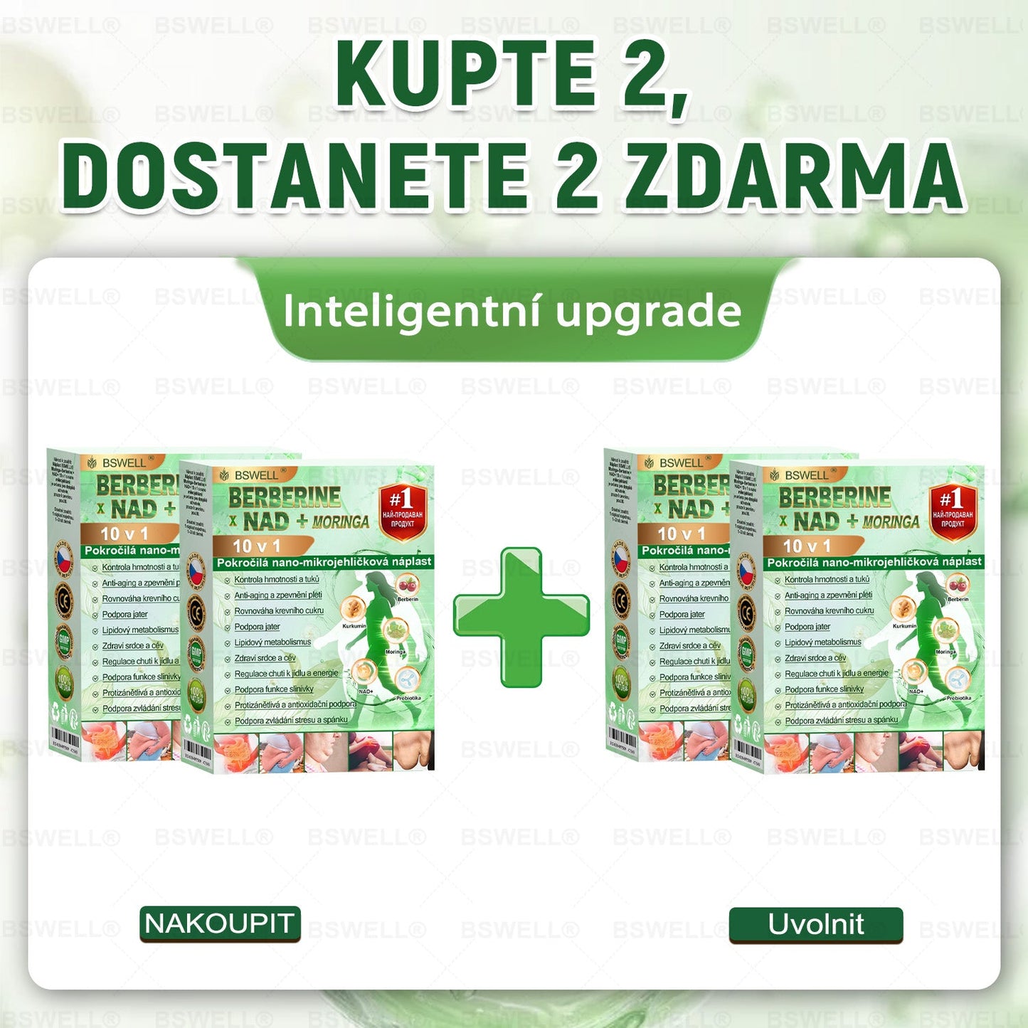 🌱🌱BSWELL® Nano mikrovpichová zeštíhlující náplast✨(Stačí použít pouze jednou denně – viditelné změny již za 28 dní) ✅Bezbolestná, dlouhotrvající, zaměřená na řešení cukrovky, obezity a kardiovaskulárních onemocnění