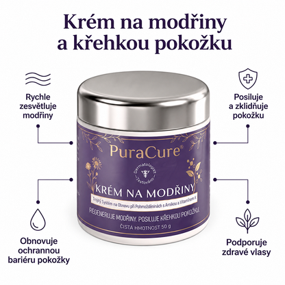 💜 100 000+ PRODANÝCH KUSŮ 💁‍♀️ – PuraCure® Krém na modřiny a posílení pokožky