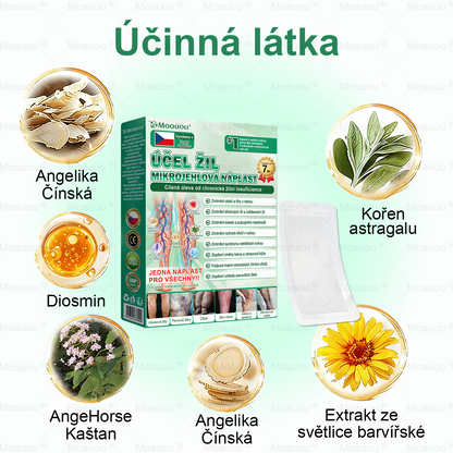 🌿Moauou® Mikrojehličková náplast pro péči o křečové žíly ✅Cílená péče pro unavené a těžké nohy s pocitem pnutí ⚡VELKÁ AKCE!