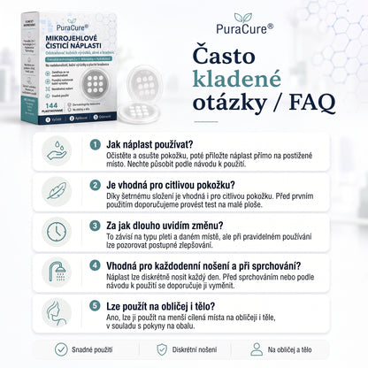 ✨✨PuraCure® 2v1 mikrojehličková a hydrogelová náplast🍀 | Pomáhá odstranit vystouplá znaménka, akné, ploché bradavice a kožní výrůstky | Pomáhá zlepšit vzhled vrásek, jizev a nedokonalostí pleti | Neviditelné náplasti na obličej i tělo